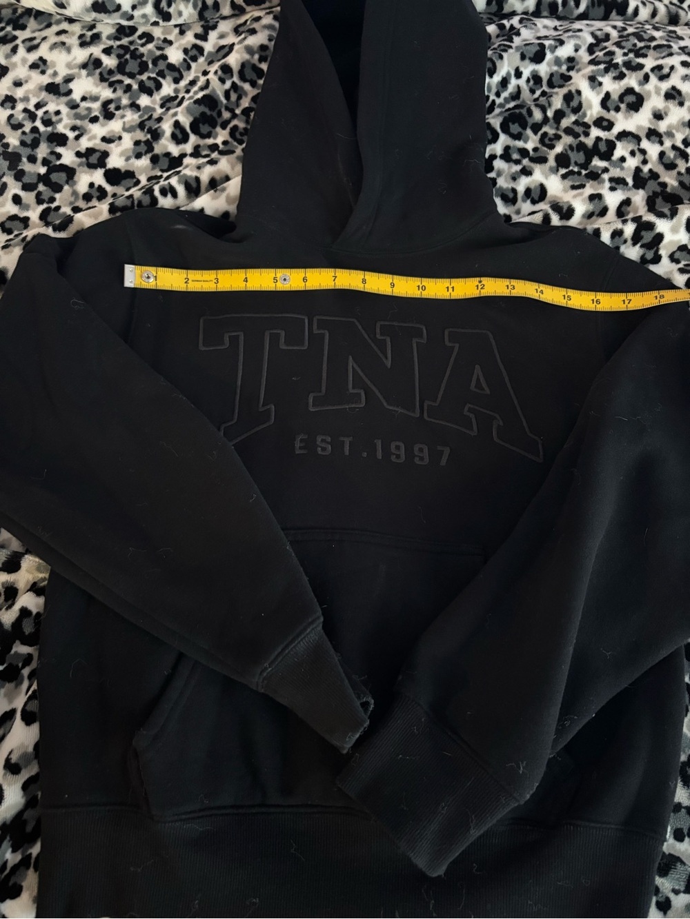 Aritzia TNA Black Hooded Sweatshirt